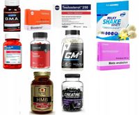 ZESTAW NA MASĘ MIĘŚNIOWĄ KOMPLETNY ZESTAW MASA SIŁA RZEŹBA SZYBKO CM3 MOC