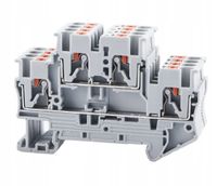 Złączka szynowa 2 piętrowa na szynę DIN ZUG WAGO