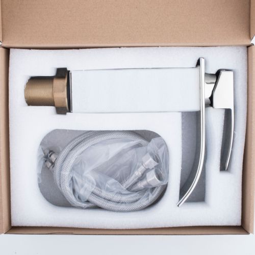 Bateria umywalkowa łazienkowa stojąca kran kaskada - Yoka na Arena.pl