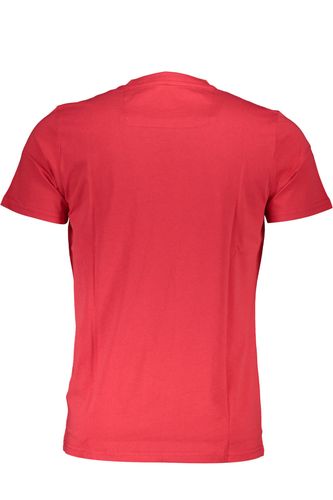 KOSZULKA CAVALLI CLASS Z KRÓTKIM RĘKAWEM MĘSKA CZERWONA L na Arena.pl