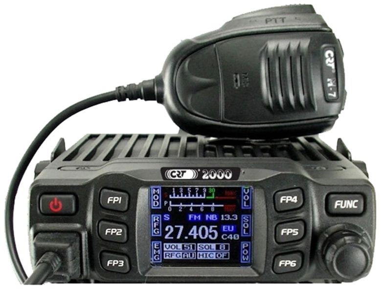Radio CB CRT 2000 12/24V AM/FM export zdjęcie 2