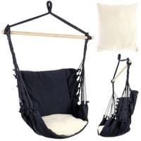 Hamak Brazylijski Fotel Wiszący Bujany Bujak Ogrodowy z Poduszką Huśtawka