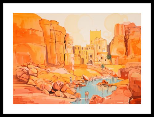 Plakat 42x29,7cm Ruiny pod Słońcem na Arena.pl