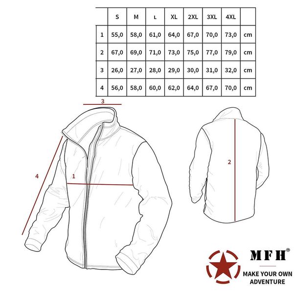 BLUZA TACTICAL OLIVE FIRMY MFH L zdjęcie 4