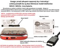 Oryginalna bateria akumulator Winner Group do WG15c