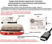Oryginalna bateria akumulator Winner Group do WG15c