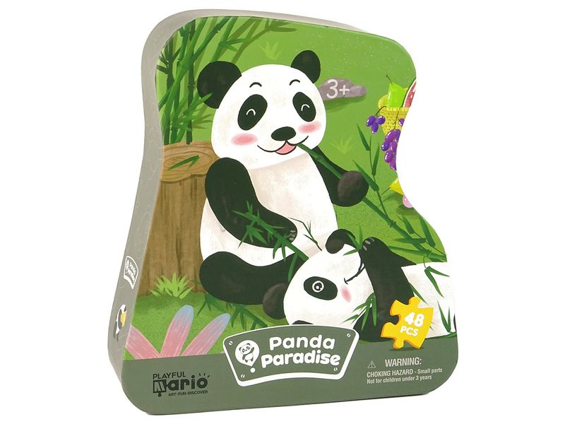 Puzzle Panda Las Bambusowy 48 Elementów zdjęcie 2