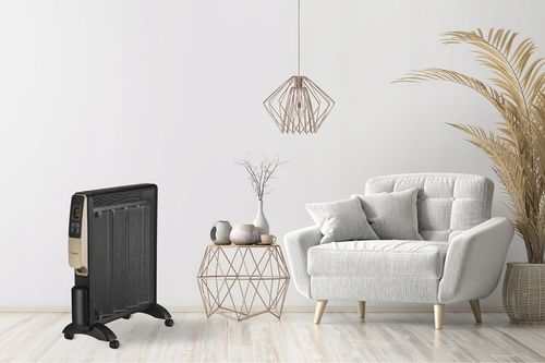 GRZEJNIK ELEKTRYCZNY NA PODCZERWIEŃ TERMOSTAT TIMER PILOT Czarny 2000W na Arena.pl