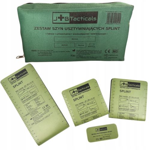 Zestaw 4 szyn unieruchamiających SPLINT 92 / 46 / 23/ 9,5 cm + TORBA na Arena.pl