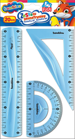 ZESTAW GEOMETRYCZNY 3SZT 20CM FLEXI BAMBINO