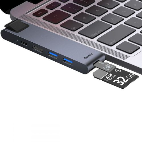 BASEUS L0G ADAPTER TYPE-C TO MULTI PORT 7IN1 GREY na Arena.pl