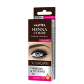 VENITA Żelowa Henna do brwi i rzęs - 3.0 Brown