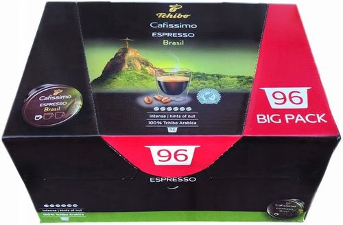 TCHIBO CAFISSIMO ESPRESSO BRASIL 96 sztuk BIG PACK na Arena.pl