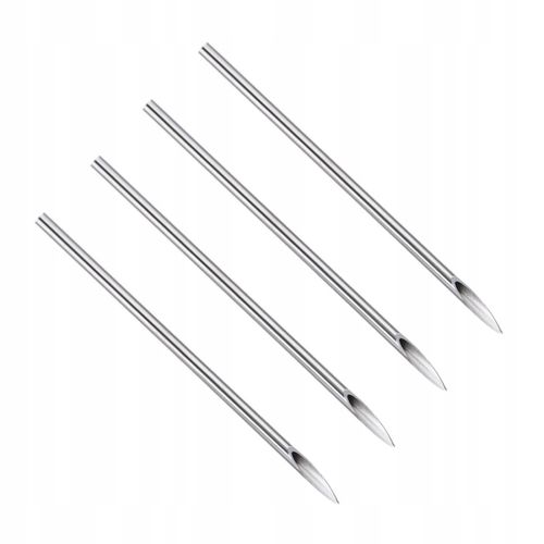 100X IGŁA DO PRZEKŁUWANIA PIERCING - 14G na Arena.pl