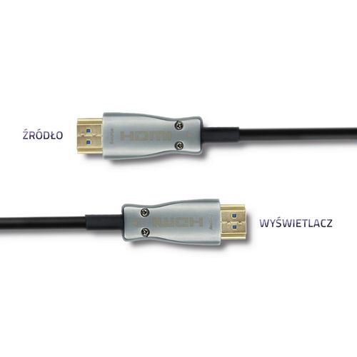 Qoltec Kabel HDMI v.2.0 A męski | A męski | AOC | 20m na Arena.pl