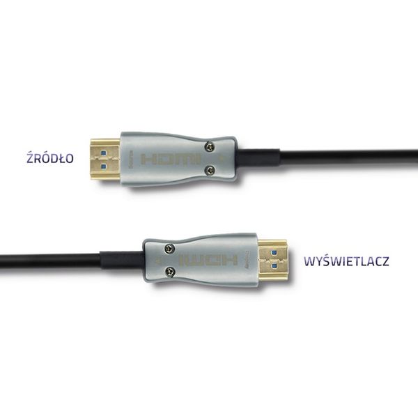 Qoltec Kabel HDMI v.2.0 A męski | A męski | AOC | 20m zdjęcie 5