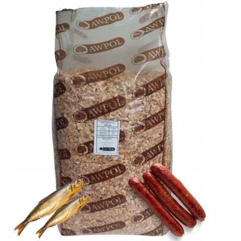 ZRĘBKI WĘDZARNICZE Buk Olcha Bez Dodatków Chemicznych 60 LITRÓW 15kg na Arena.pl