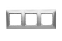 Simon54 Ramka 3-krotna DR3/43 srebrny