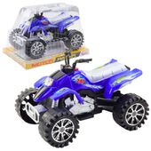 Quad Terenowy Z Napędem Bieżnikowane Koła Niebieski