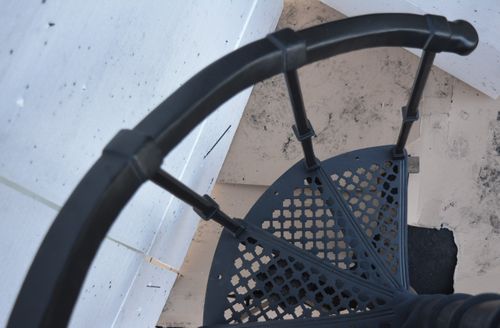 SCHODY KRĘCONE FI 1,00 M - WZÓR NR 3 - 1 TRALKA NA STOPNIU na Arena.pl