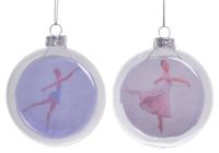 Kpl 2 bombek z baletnicą