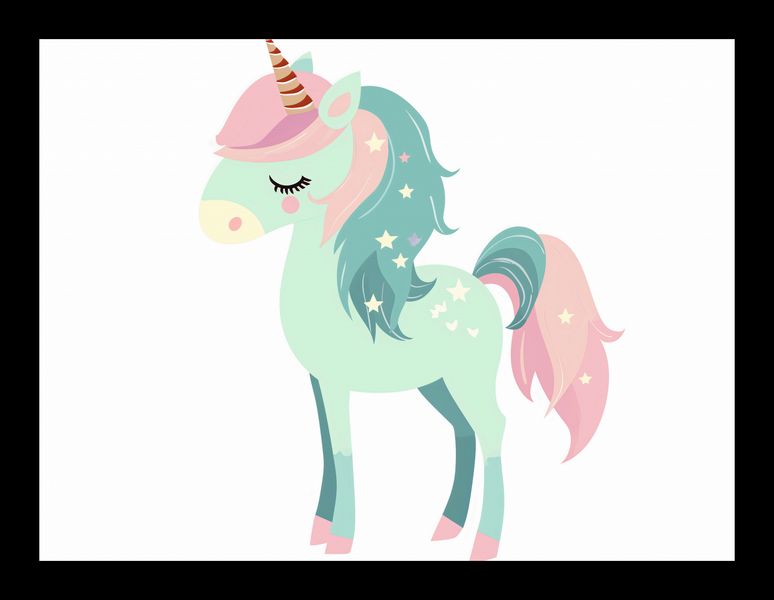 Plakat 20x15cm Jednorożec Marzeń zdjęcie 2