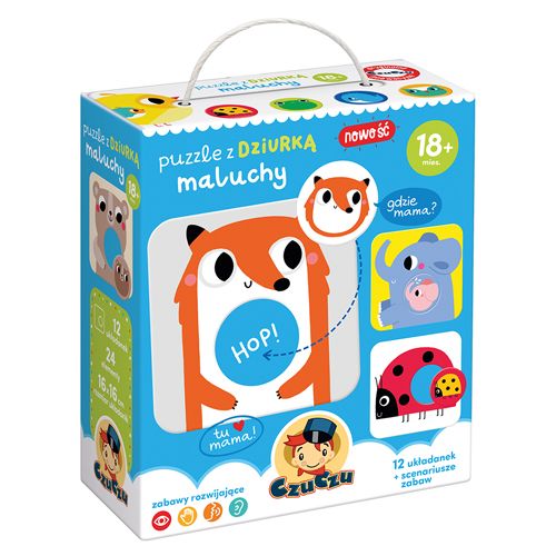 Puzzle CzuCzu puzzle z dziurką 24 elementów Puzzle z dziurką Maluchy na Arena.pl