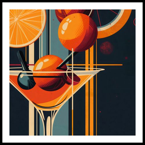 Plakat 80x80cm Koktajl w Stylu na Arena.pl