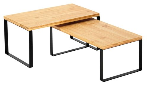 Zestaw 2 półek bambusowych GINGER na Arena.pl