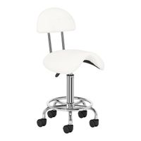 Taboret kosmetyczny 6001 biały