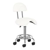 Taboret kosmetyczny 6001 biały