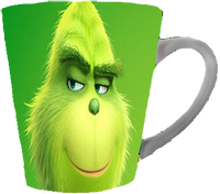 Kubek latte Grinch