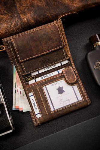 klasyczny, duży portfel męski ze skóry naturalnej - always wild na Arena.pl