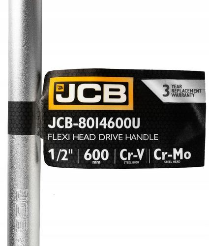 POKRĘTŁO PRZEGUBOWE ŁAMANE UCHYLNE 1/2" 600MM DŁUGIE CR-V DO NASADEK JCB na Arena.pl