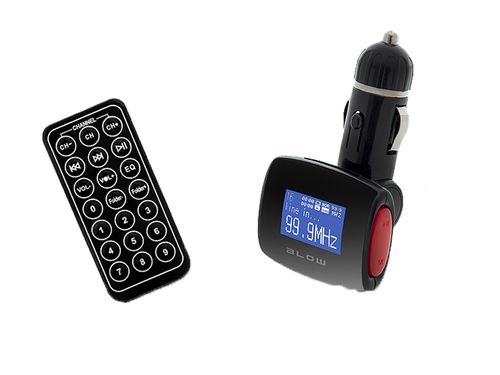 Transmiter FM BLOW USB SD/MMC czerwony + pilot na Arena.pl