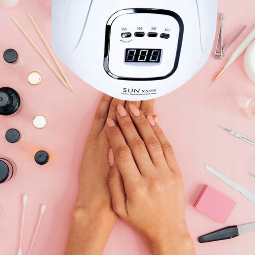 LAMPA DO PAZNOKCI SUN X5 MAX UV LED DO HYBRYD ŻELI MOCNA 80W HYBRYDY na Arena.pl