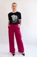 Czarna Koszulka z Aplikacją i Cyrkoniami Dziewczyna M