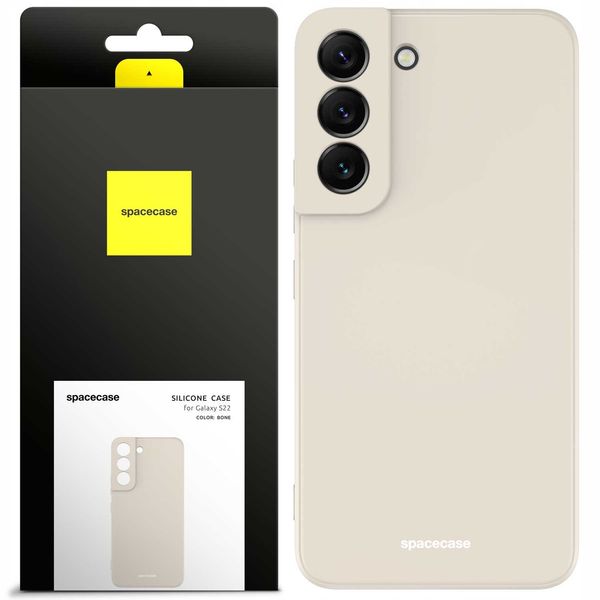 Spacecase Silicone Case Galaxy S22 Bone zdjęcie 1