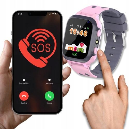 Smartwatch Zegarek Dla Dzieci SIM Aparat Telefon Gry Odtwarzacz Muzyki na Arena.pl