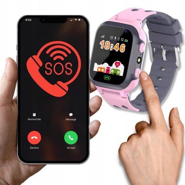 Smartwatch Zegarek Dla Dzieci SIM Aparat Telefon Gry Odtwarzacz Muzyki zdjęcie 3