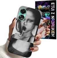 ETUI CASE DO OPPO A78 4G - MONA LISA WZORY DLA KOBIET PLECKI OBUDOWA