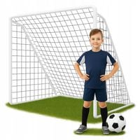 BRAMKA PIŁKARSKA METALOWA TRENINGOWA MOCNA DLA DZIECI NA OGRÓD 213x150x90