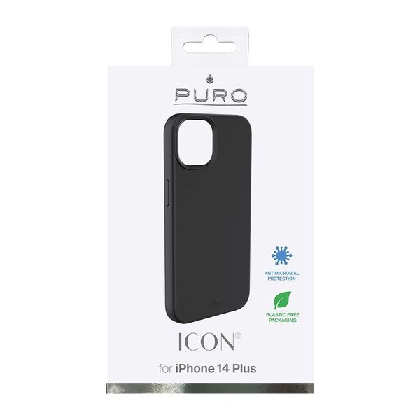 PURO ICON Cover - Etui iPhone 14 Plus (czarny) zdjęcie 4