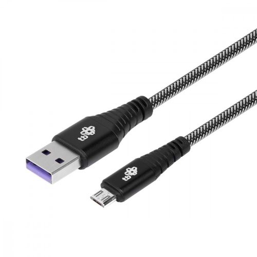 TB Kabel USB-Micro USB 1m czarny oplot QC na Arena.pl