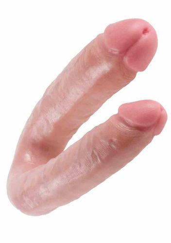 Dildo Dwustronne Double Trouble 18Cm Cieliste na Arena.pl