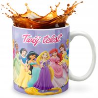 KUBEK 330ml GRAFIKA PREZENT ŚWIĘTA WZÓR - BAJKA KSIĘŻNICZKI + IMIĘ