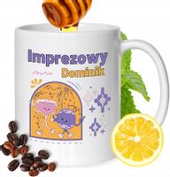 Kubek Dla Dominika Kolegi Przyjaciela Męża Z Nadrukiem Prezent Biały 330Ml