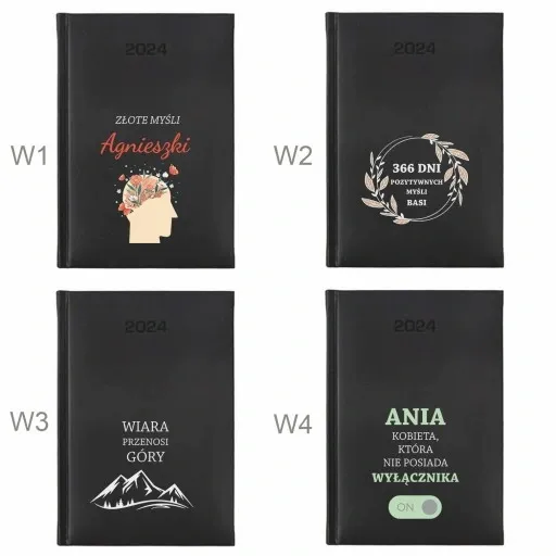 PERSONALIZOWANY KALENDARZ KSIĄŻKOWY PLANER TERMINARZ 2024 A5 NADRUK zdjęcie 9