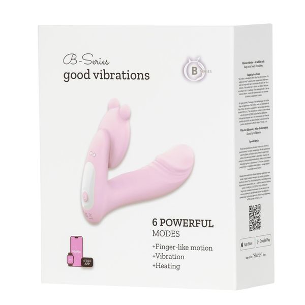 Silicone Vibrator 3 Speeds, 6 FrequenciesFinger Function, Heating + App zdjęcie 1