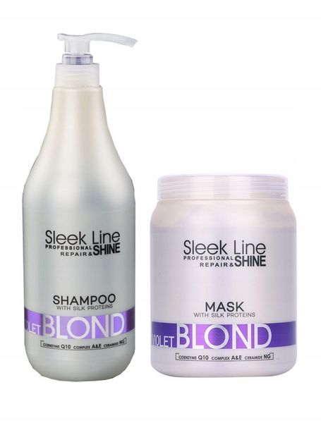 Stapiz SLEEK LINE szampon blond violet 1l zdjęcie 10